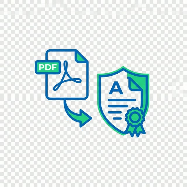 PDF to PDF/A logo