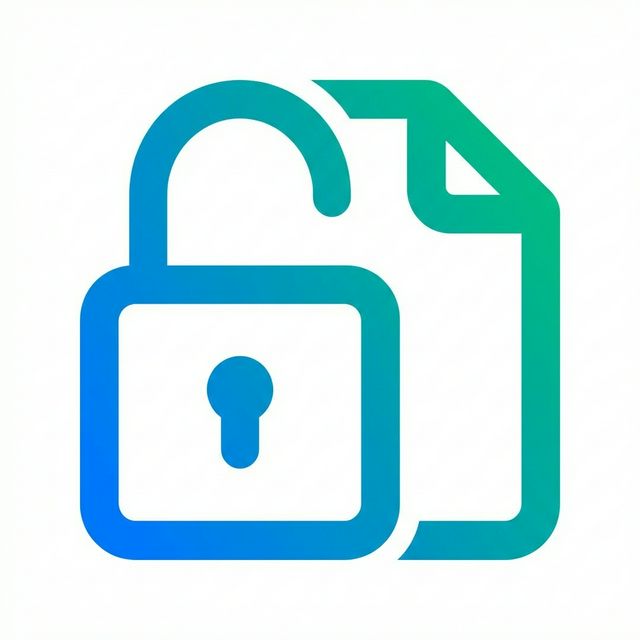 Unlock PDF logo